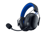 Auriculares gaming - Razer BlackShark V3 X HyperSpeed, 70 h de autonomía con conexion 2.4GHz en PC, Para PlayStation, Negro y azul