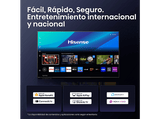 TV QLED 85 - Hisense 85E7Q, UHD 4K, Quad Core/MT9603, IA 4K Upscaler, Modo Juego Plus, Sensor de luz, Negro