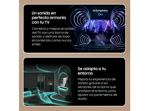 Barra de sonido - Samsung HW-Q800D/ZF, Bluetooth, Dolby Atmos inalámbrico, 5.1.2 canales, Compatible con asistentes de voz, WiFi, Negro