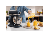 Robot amasador - KitchenAid 5KSM95PSEBM, 250 W, 4.3 l, 58-220 RPM, Cabezal Inclinable, Negro Mate
