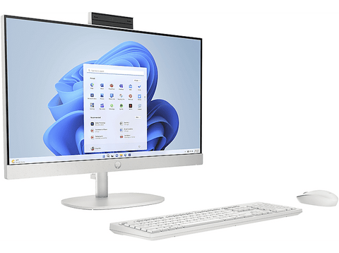 All in One - HP 27-cr1008ns, Full HD, Intel® Core™ Ultra 5-125U, 16GB RAM, 512GB SSD, Gráficos Intel® UHD, Windows 11 H, Blanco