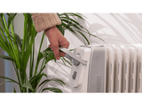 Radiador - ok. ReadyWarm 11000 Space 360º, 11 Elementos, de Aceite, 2500 W, 3 Niveles, Blanco