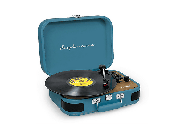 Tocadiscos - Prixton VC600,  33.3/45/78 rpm, USB, Bluetooth, Azul
