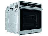 Horno a vapor - Whirlpool W6 OS4 4S1 P, Multifunción, Pirolítico, 73 l, 59.5 cm, tecnología 6th SENSE, Acero inoxidable y negro