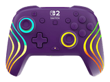 Mando Nintendo Switch - Turtle Beach Afterglow™ Wave Wireless Controller, Para Nintendo Switch / Switch Lite / Switch OLED / Switch 2, Morado