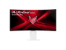 Monitor gaming - LG 39GX90SA-W, 39" WQHD 4K, 240 Hz, 0.03 ms, OLED curvo 800R, AMD FreeSync™, USB-C, Altavoces integrados, Altura ajustable, Blanco