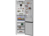 Frigorífico combi - Beko B5RCNE416HXB, Neo Frost Dual Cooling, 203.5 cm, 415 l, AeroFlow, Tecnología Harvest Fresh, Inox