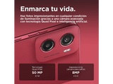Móvil - motorola g05, Plum Red, 128GB, 4GB RAM, 6.67 LCD, MediaTek Helio G81 Extreme, 5200 mAh