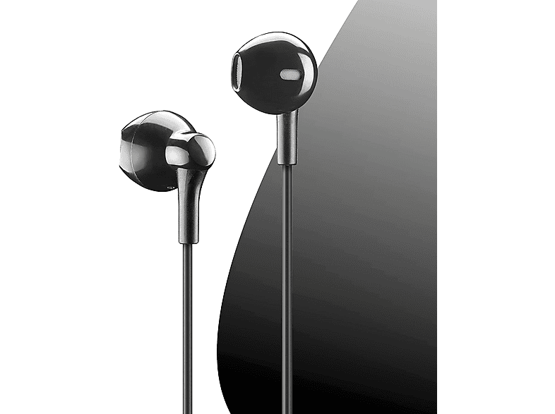 Auriculares - Music Sound Cápsula, Micrófono integrado, Control Remoto Integrado, USB‑C, Negro