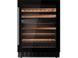 Vinoteca - Teka RVU 20046 GBK, Cíclico, 46 Botellas, 6 Estantes, Puerta Reversible, Iluminación interior, Negro
