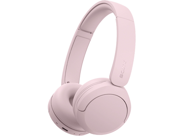 Auriculares inalámbricos - Sony WH-CH535P, Bluetooth 6.0, 55 h batería, Carga rápida, 360 Reality Audio, Conexión multipunto, Diadema, Rosa