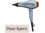 Secador - BaByliss Demin Luxe D251PE, 2200W, 3 Temperaturas, 2 Velocidades, Aire Frío, Antiencrespamiento, Azul