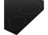 Placa vitrocerámica - Beko HIC 64402E, 4 zonas, Zona grande 21 cm, Control táctil, Doble zona, 58 cm, Negro