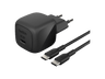 Cargador de pared - Belkin BBC025, 45W, Compacto, Negro