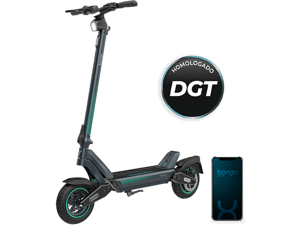 Patinete eléctrico - Cecotec Bongo Y65 Connected, Potencia máx.1200 W, Potencia Nominal 500 W, Carga máx. 120 kg, 12500 mAh, 25 km/h, Negro