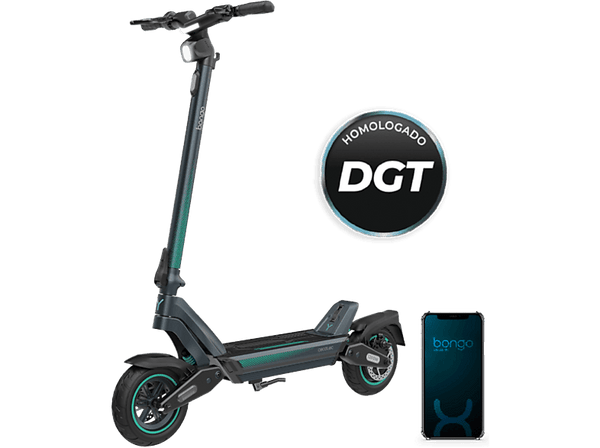 Patinete eléctrico - Cecotec Bongo Y65 Connected, Potencia máx.1200 W, Potencia Nominal 500 W, Carga máx. 120 kg, 12500 mAh, 25 km/h, Negro