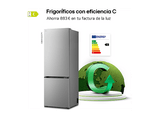 Frigorífico combi - LG GBBW322CPY, No Frost, 203 cm, 465 l, AI Inverter™, DoorCooling+™, ThinQ AI™, Inox antihuellas