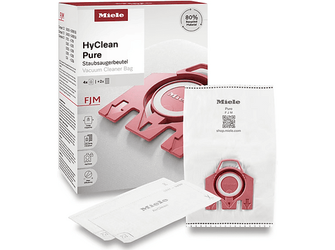 Accesorio aspirador - Miele FJM HyClean Pure, Bolsas de Aspiradora, Tecnología HyClean, Cierre Automático, Blanco