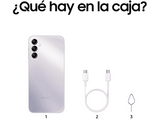 Móvil - Samsung Galaxy A14, Plata, 64 GB, 4 GB RAM, 6.6 FHD+, Mediatek Helio G85, 5000 mAh, Android