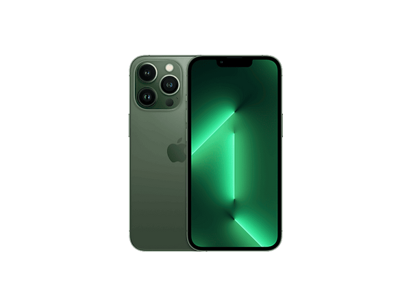 REACONDICIONADO Excelente Apple iPhone 13 Pro, Verde alpino, 128 GB, 5G, 6.1" OLED Super Retina XDR ProMotion, Chip A15 Bionic, iOS