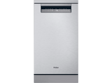 Lavavajillas - Haier I-Pro Shine Series 5 XF1C3TB1FX, 11 servicios, 8 programas, 45 cm, Motor Inverter, Wi-Fi, Inox