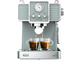 Cafetera express - Cecotec Power Espresso 20 Tradizionale, 20 bars, 1350 W, Vaporizador, Thermoblock Azul