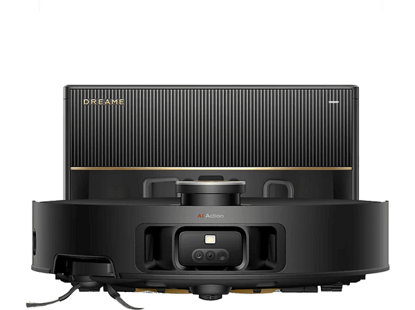 Robot aspirador - Dreame X50 Master, 200 min, Estación base compacta, Sistema ProLeap™, Cepillo doble desenredante HyperStream™, Negro