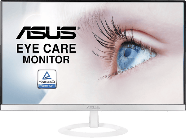 Monitor - ASUS VZ249HE-W, 22.8", IPS, Full HD, 5 ms, 250 nits, HDMI, Antiparpadeo, Blanco