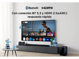 Barra de sonido - TCL Q85HE, Bluetooth, Inalámbrico, 860W, Dolby Atmos, Canal 7.1.4, Titanio oscuro