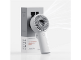 Mini ventilador - JisuLife Life4, 3600mAh, Pantalla Digital, Autonomía de 2.5-13h, Blanco
