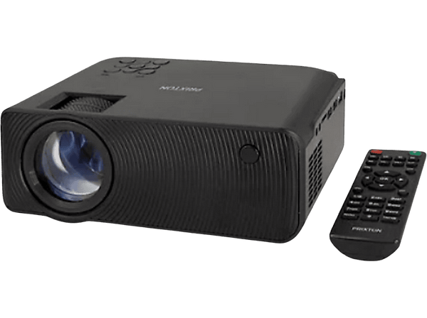Proyector - Prixton Cinema Deluxe, 7.000 lúmenes, Conexión HDMI, Full HD, WiFi, Pantalla LCD 4.41", Negro