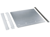 Accesorio encimera -  Miele UBSW1/G, Kit base para la base segura de lavadoras W1 con panel recto, Inox
