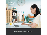 Ratón inalámbrico - Logitech Signature M650, Para manos grandes, Bluetooth, Accesos directos, Personalizable, Bluetooth, USB, Rosa