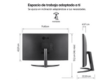 Monitor - LG 32UR500K-B.AEU, 32 UHD 4K, 60 Hz, 4 ms, VA, 2x HDMI, FreeSync™, Altavoces integrados, Negro