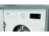 Lavadora secadora integrable - Whirlpool BI WDWG 751482 EU N, 7 kg/5kg, 1400 rpm, 6th Sense, Sin panelar