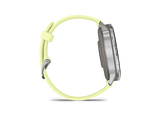 Reloj deportivo - Garmin Venu 4, Amarillo, 45mm, Pantalla 1.4, Autonomía 12 Días, Alineación del Sueño, Correa de Silicona