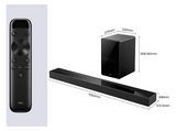 Barra de sonido - TCL Q75HE, Bluetooth, Inalámbrico, 780W, Dolby Atmos, Canal 5.1.2, Titanio oscuro