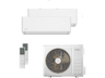 Aire acondicionado Split 2 x 1 - Daitsu Free Max DSM-912KDT-6, 3010 fg/h, Blanco