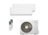 Aire acondicionado Split 2 x 1 - Daitsu Free Max DSM-912KDT-6, 3010 fg/h, Blanco