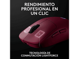 Ratón gaming - Logitech G Pro 2 Lightspeed, Bluetooth, Inalámbrico, 32.000 ppp, Ambidiestro, Botones personalizables, Conmutadores Lightforce, Magenta