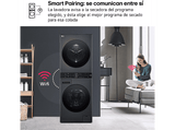 Lavadora secadora - LG WT1210BBF, 12/10 kg, WashTower™, TurboWash™,  Inox grafito