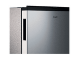 Nevera pequeña - Candy CNOQ2S58EX City Fresco 300, Static Low frost, 85 cm, 129 l, Con congelador, Puerta reversible, Inox