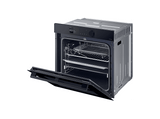 Horno a vapor - Samsung NV7B6795JAK/U1 Dual Cook Steam™, Multifunción, Pirolítico, 76 l, 59.5 cm, WiFi, Puerta Fléxible, Negro