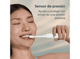 Cepillo eléctrico - Philips Sonicare HX7108/01 Serie 5300, Autonomía de 21 días, Tecnología sónica, Sensor de presión, 2 velocidades, blanco