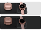 Cargador inalámbrico - Samsung Wireless Charger Trio, Para dispositivos Samsung/ Apple, USB-C, Blanco