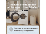 Lavadora carga frontal - Candy BR 412BL8-S, ProWash 500, 12 kg, 1400 rpm, 16 Programas, Motor Inverter, Wi-Fi, Blanco