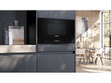 Microondas integrable - Siemens BF722R1B1, SerieIQ700,  1220 W, 5 niveles, Limpieza humidClean, Función cookControl, 21 l, Negro