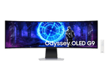 Monitor gaming - Samsung Odyssey G9 LS49DG954SUXEN, 49  DQHD, 240 Hz, 0.03 ms, OLED, FreeSync, Pantalla Curva, Altura ajustable, Plata