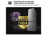 Frigorífico combi - LG GBBS726BPY, Total No Frost, 203 cm, 375 l, Inox antihuellas