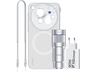 Kit de cámara - vivo Kit de fotografía para vivo X500 Pro, Incluye: Funda con Adaptador, Correa, Cargador 90W y Extensor Teleobjetivo, Gris
